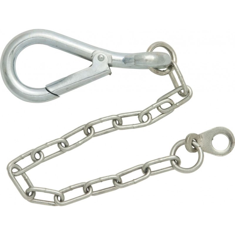 COMMERCIAL SPRING HOOKS & 200mm CHAIN (SMALL) (10)