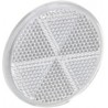 S/ADHESIVE REFLECTORS (60mm ROUND) (WHITE) (10)