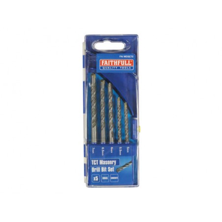 STANDARD MASONRY DRILL SET (5 PIECES) (5 - 7mm)