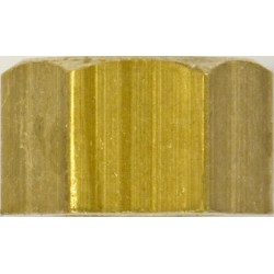 EXHAUST MANIFOLD NUTS (M8 X 1.25MM) (BRASS) (50)