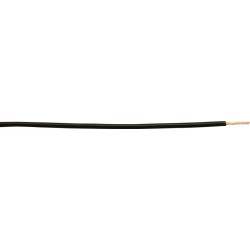 1mm² SINGLE CORE CABLE (BLACK) (THIN WALL)