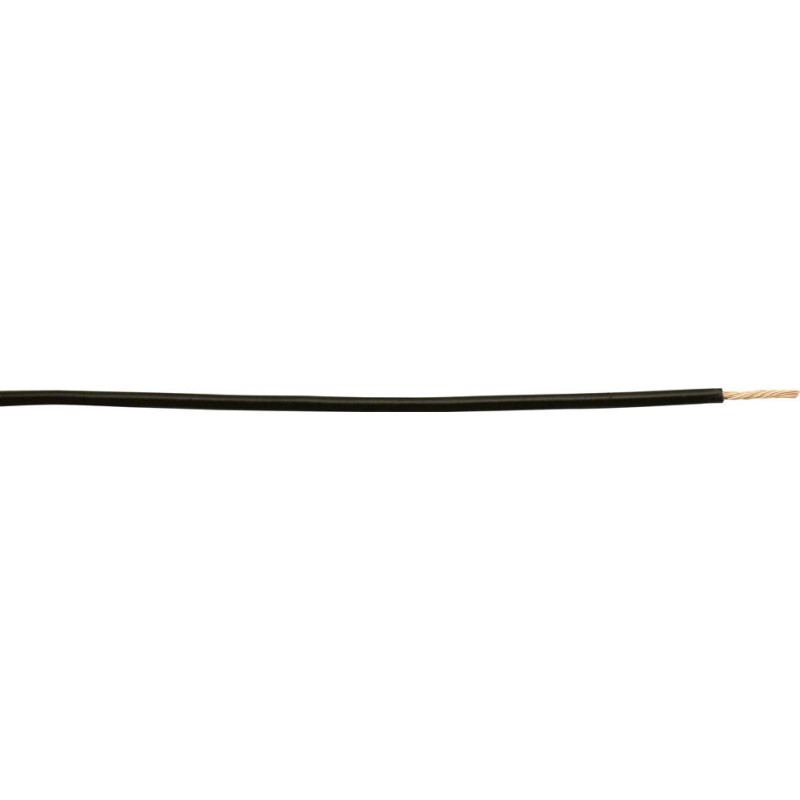1mm² SINGLE CORE CABLE (BLACK) (THIN WALL)