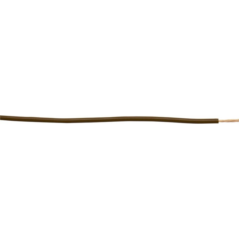 1mm² SINGLE CORE CABLE (BROWN) (THIN WALL)