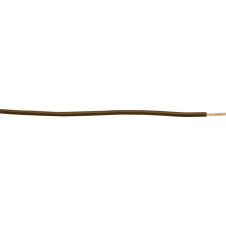 1mm² SINGLE CORE CABLE (BROWN) (THIN WALL)