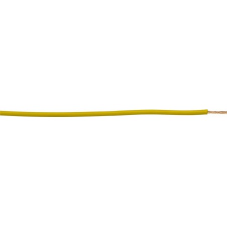 1mm² SINGLE CORE CABLE (YELLOW) (THIN WALL)