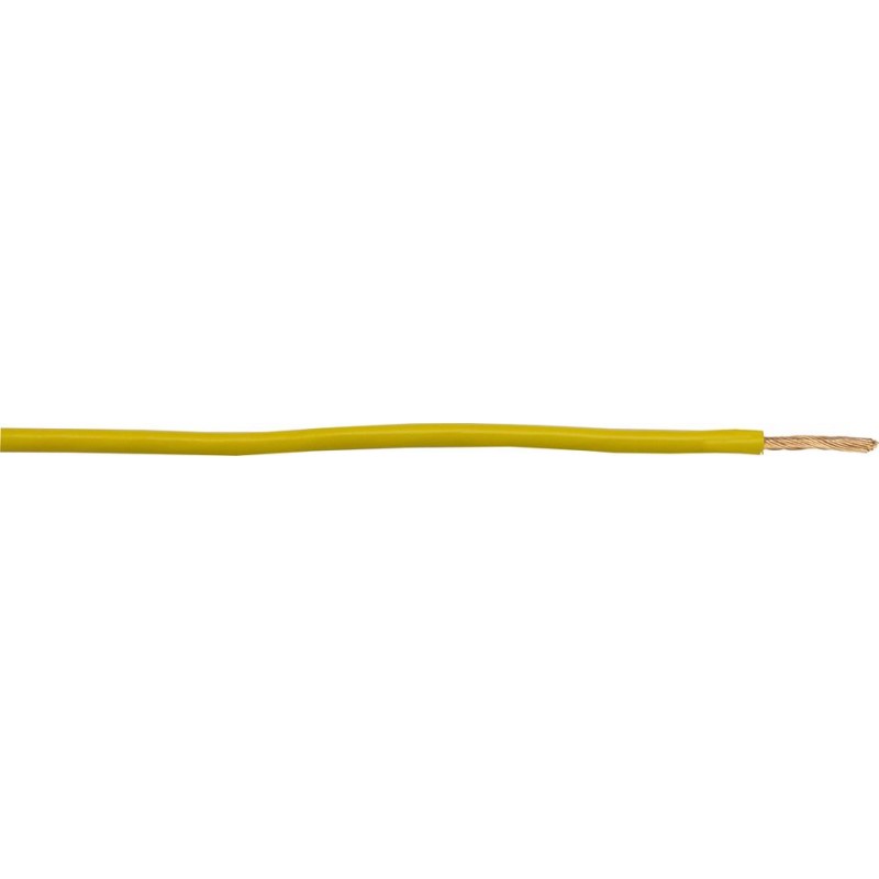 2mm² SINGLE CORE CABLE (YELLOW) (THIN WALL)