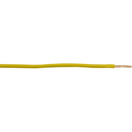 2mm² SINGLE CORE CABLE (YELLOW) (THIN WALL)