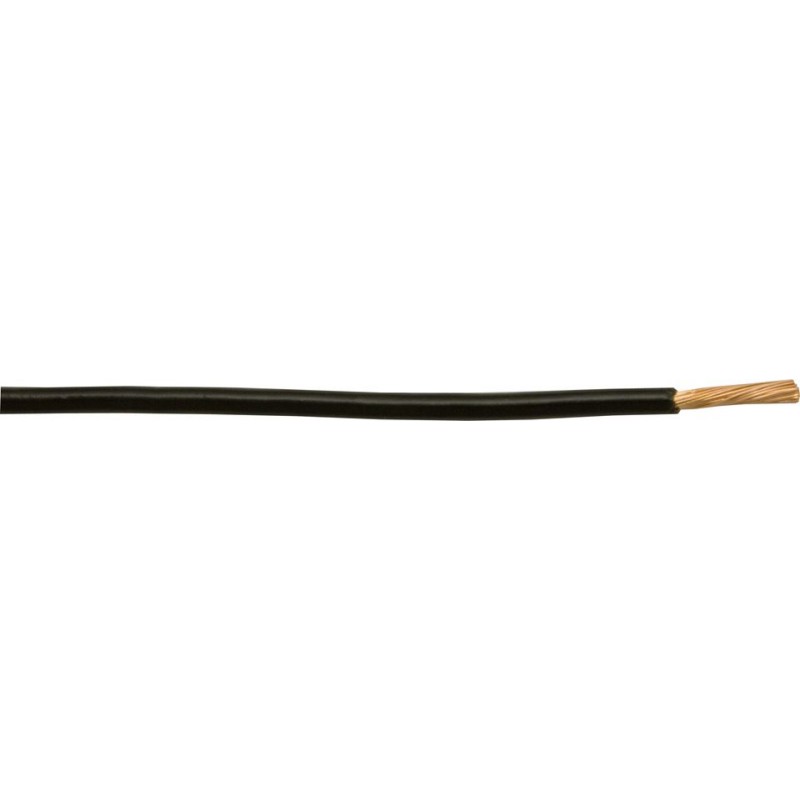 3mm² SINGLE CORE CABLE (BLACK) (THIN WALL)
