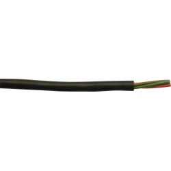 4 CORE CABLE (BLACK) (4 x 0.75mm²)