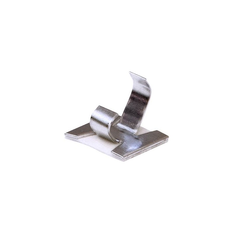 S/ADHESIVE ALLOY CABLE CLIPS (9.5mm) (50)