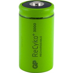 C GP RECYKO+ H/D RECHARGABLE BATTERIES (2)