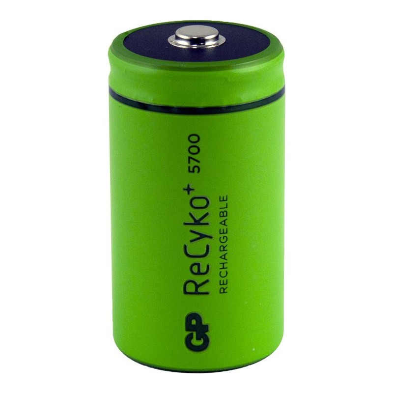 D GP RECYKO+ H/D RECHARGABLE BATTERIES (2)