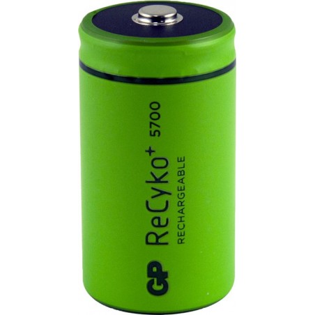 D GP RECYKO+ H/D RECHARGABLE BATTERIES (2)