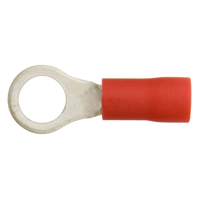3.2mm (RING) TERMINALS (RED) (100)