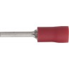 12mm (ROUND PIN) TERMINALS (RED) (12mm) (100)