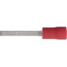 18mm (BLADE) TERMINALS (RED) (18mm BLADE) (100)