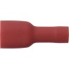 5.0mm (PUSH ON) FEMALE TERMINALS (RED) (5.0mm) (F/INSUL) (100)