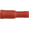 4.65mm (BULLET) FEMALE TERMINALS (RED) (4.65mm) (100)