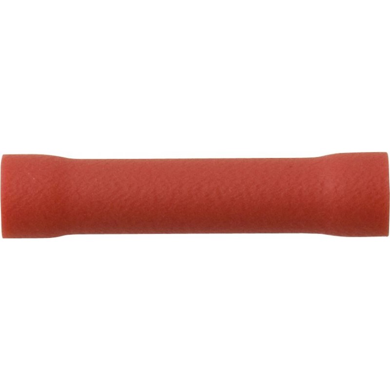 4.3mm (BUTT) TERMINALS (RED) (4.3mm) (100)