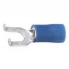 4.3mm (FORK) TERMINALS (CLAW TYPE) (BLUE) (100)