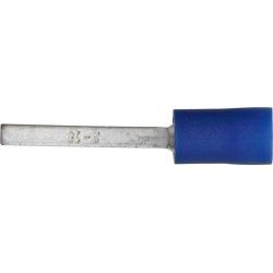 17.5mm (FLAT BLADE) TERMINALS (BLUE) (100)