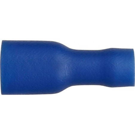 5.0mm (PUSH ON) TERMINALS (BLUE) (F/INSULATED) (100)