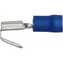 6.4mm (PIGGYBACK) TERMINALS (BLUE) (100)