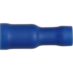 5.0mm (BULLET) FEMALE TERMINALS (BLUE) (100)