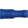 5.0mm (BULLET) FEMALE TERMINALS (BLUE) (100)