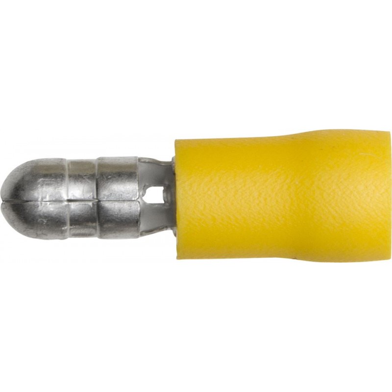 5.0mm (BULLET) MALE TERMINALS (YELLOW) (50)