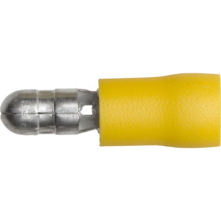5.0mm (BULLET) MALE TERMINALS (YELLOW) (50)