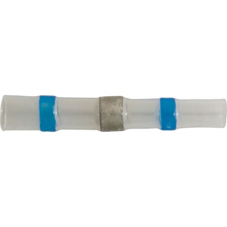 BLUE HS SOLDER BUTT CONNECTORS (1.50 - 2.5mm²) (BLUE) (25)