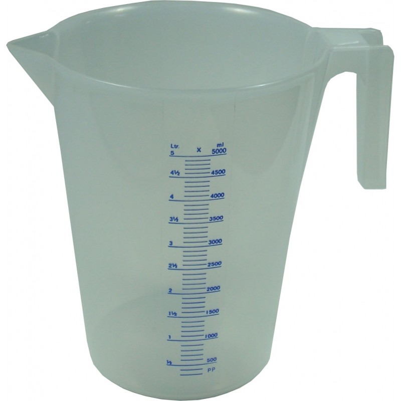 CLEAR MEASURING JUGS (CHEMICAL RESISTANT) (3ltr)