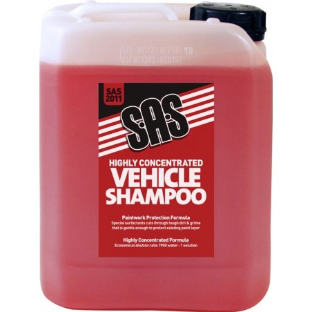 SAS HIGHLY CONCENTRATED VEHICLE SHAMPOO (5ltr)