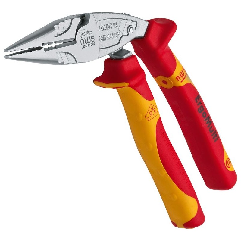 200mm VDE HIGH LEVERAGE COMBI PLIERS (NWS) Ergomulti