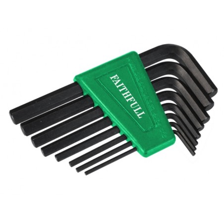 8PC HEX KEYS (SHORT ARM) (IMPERIAL)