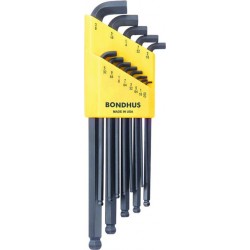 13PC HEX KEYS (STUBBY, BALL END) (BONDUS) (IMPERIAL)