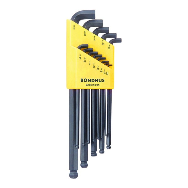 13PC HEX KEYS (STUBBY, BALL END) (BONDUS) (IMPERIAL)