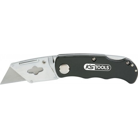 FOLDING UTILITY KNIFE & BLADES (KS TOOLS)