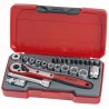1/4"DR SOCKET SET (23PC) (TENG)