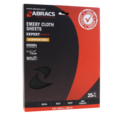EMERY CLOTH (120 GRIT) (FINE) (25)