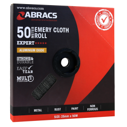 50mm EMERY TAPE (40 GRIT) (COARSE) (50mtrs)