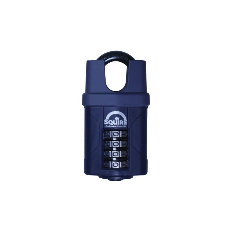 50mm SQUIRE COMBI PADLOCK (W/P) (CLOSED SHAKLE)