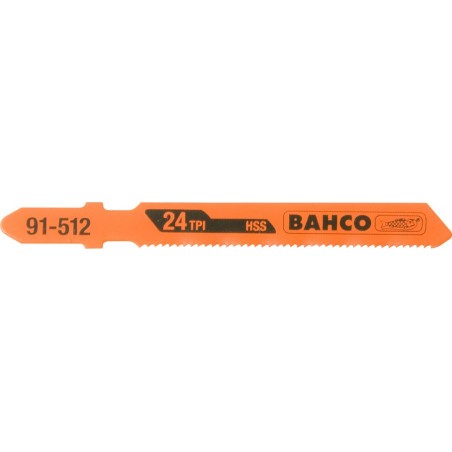 24TPI BAHCO JIGSAW BLADES (FOR STEEL) (91512)