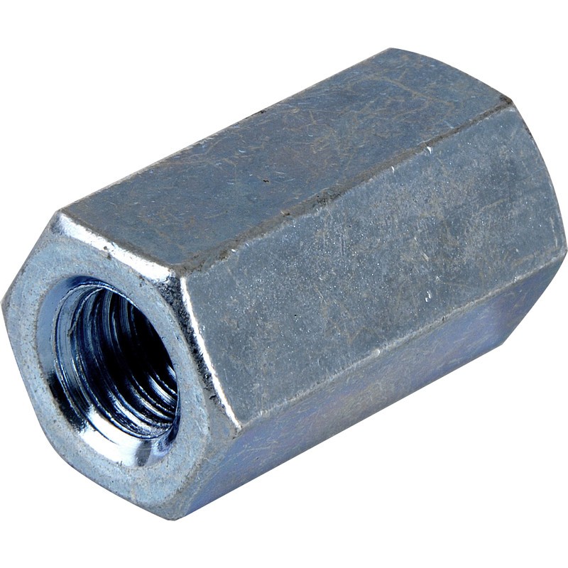 M6 X 18mm HEXAGON CONNECTING NUTS (100)