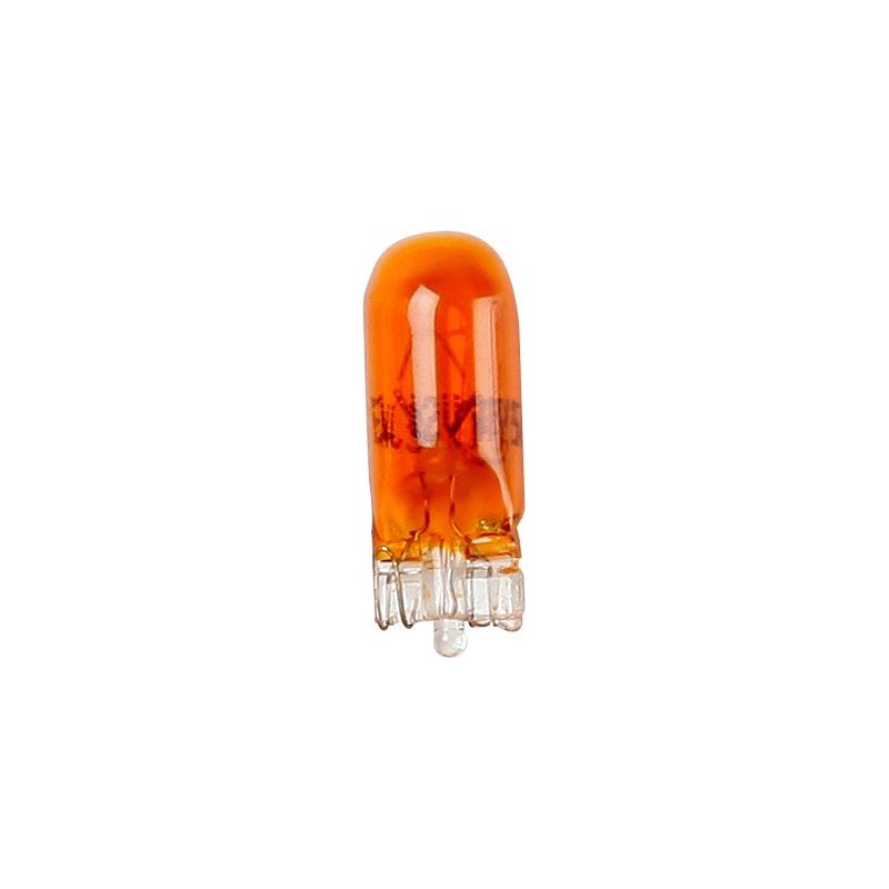 B501A (12v - 5w) (AMBER) AUTO BULBS (10)