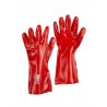 RED PVC GAUNTLETS (35CM)