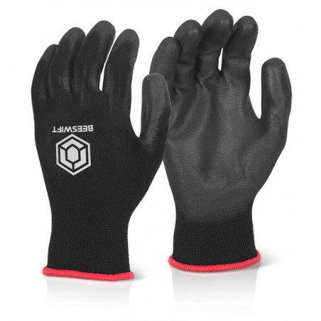 SIZE 11 (XXL) PU COATED MECHANICS GLOVES (10PR)