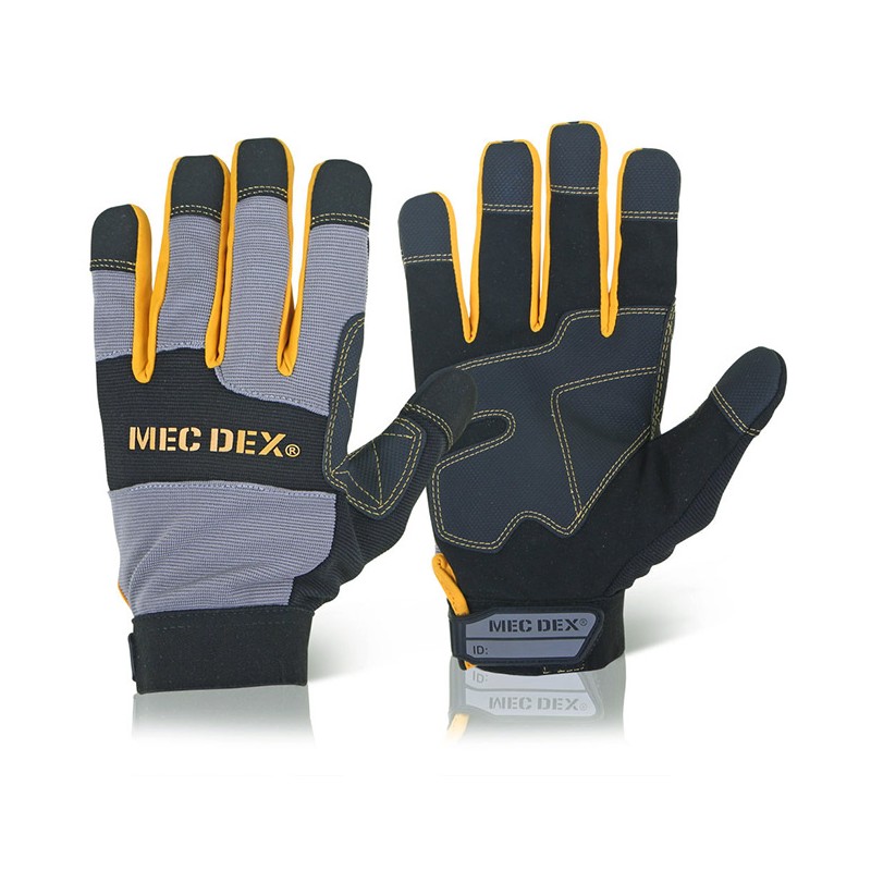 SIZE 11 (XXL) MECHANICS REINFORCED PALM GLOVES