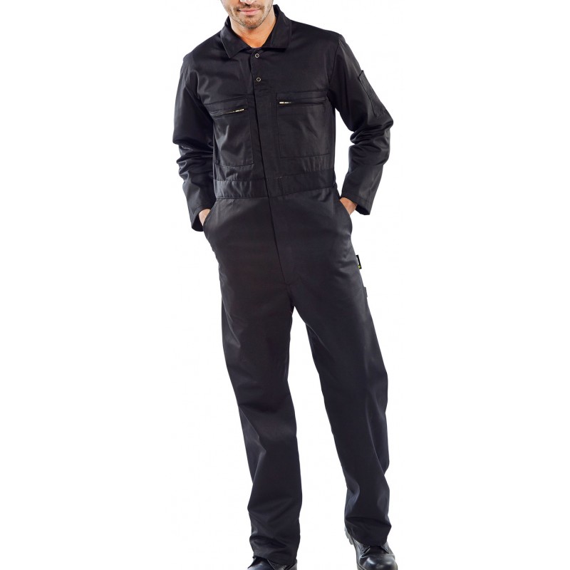 Super Click Heavyweight Coverall (Black)
